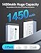 LP-E17 Battery (3 Pack1450mAh) and Upgraded 3-Slot LCD Charger Compatible with Canon EOS R50 R8 R10 RP SL2 SL3 T6i T6s T7i M3 M5 M6 200D 250D 77D 750D 760D 800D 8000D KISS X8 X8i X9 X9i X10