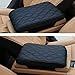 soputry Leather Car Armrest Box Pad, 2023 New Car Center Console Cover Pad Leather Auto Armrest Cover, Universal Arm Rest Cushion Pads for SUV/Truck/Vehicle (Black, Wave Pattern)