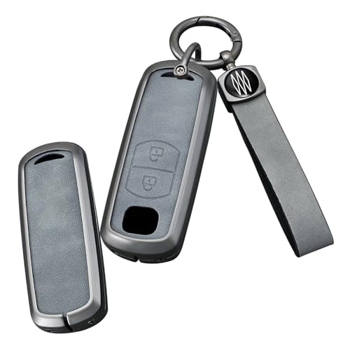 Étui clé Mazda gris : évitez les rayures et protégez votre télécommande auto à 2 boutons