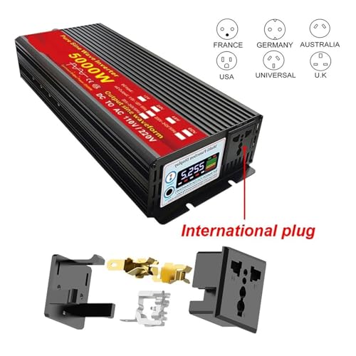 Convertisseur onde sinusoïdale 60V 240V pour protéger vos appareils 5000W - 4
