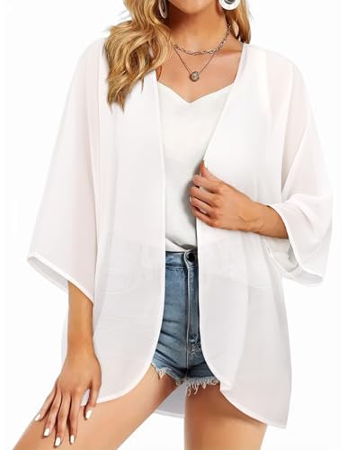 Image of BB&KK Women's Floral Kimono Summer Short Cover Ups Tops