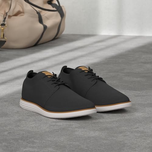 Bruno Marc Men's KnitFlex Breeze Mesh Sneakers Oxfords Lace-Up Lightweight Casual Walking Shoes