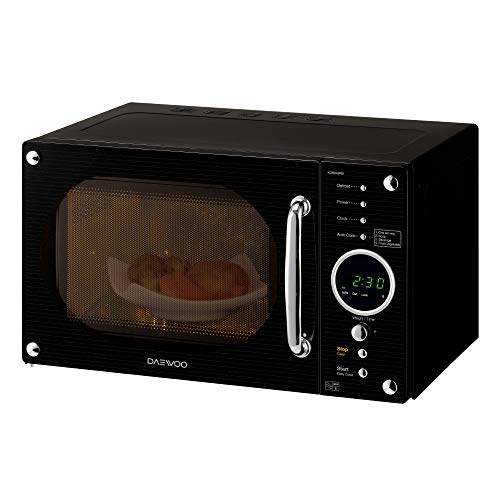 Daewoo KOR8A9RBR Mikrovågsugn med Retro Design, 800 W, 23L