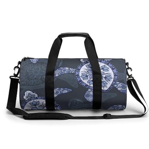 Sac de camping Tortues Mandala léger de 45cm pour vos randonnées et vacances