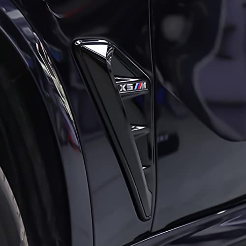 Side Wing Air Vent Hood Intake Fender Cover Trim For BMW X5 G05 2019-2021 Car Accessories