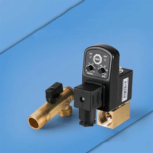 Vanne de vidange à minuterie électrique AC 220V filetage DN15 - 4