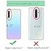 KONDBAM VICEANICS for Xiaomi Redmi Note 8 Case, Crystal Clear Armor Case Cover with Magnetic Finger Ring Holder Kickstand & [2 Pack] Tempered Glass Screen Protector, Blue