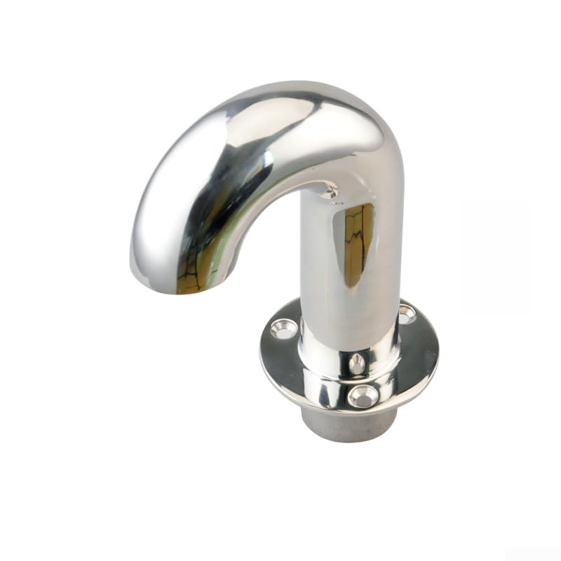 Tuyau d'aération col de cygne 35mm en inox 316 pour porte de bateau