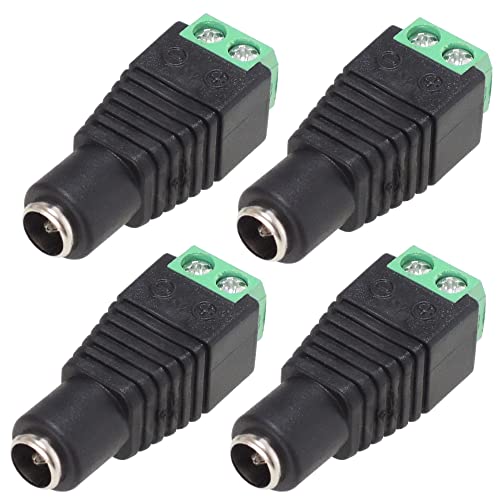 KAUMO ネジ止め DCジャック (5.5/2.1mm DCジャック4個)