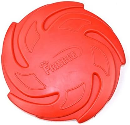 Dog Frisbee Toy - for Small, Medium, or Large Dogs - Soft Natural Rubber Disk for Safety - Best Color Toys for Dogs to See - Heavy Duty,…