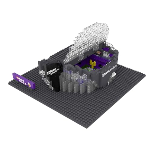Image of FOCO NFL Unisex-Adult NFL Team Construction Blocks 3D Mini BRXLZ Stadium