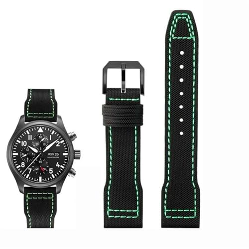 Bracelet montre nylon 20 mm résistant pour remplacer le cuir usé