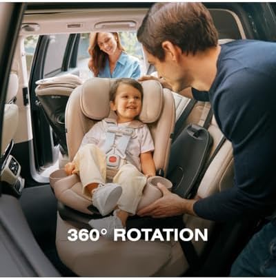 Callisto G 360 Rotating All-in-One Convertible Car Seat - Chocolate Brown - 3