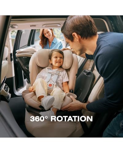 Image of Callisto G 360 Rotating All-in-One Convertible Car Seat- Nightfall Black