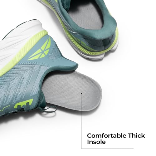 Image of ALLSWIFIT Mens Slip On Walking Shoes Running Sneakers | Comfortable, Tennis, Breathable, Non Slip, Cushion, Lightweight, Athletic, Gym, Workout, Cross Training, Fashion