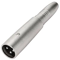 1pc Adattatore Da 1/4 Pollici TS Mono A XLR Maschio, Adattatore Da