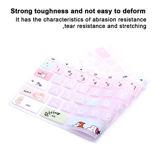 Protector de teclado de silicona para HP Chromebook 14 miniatura 5