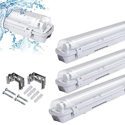 Cecaylie Lampada LED 120 cm, IP65, 18 W, Neutra