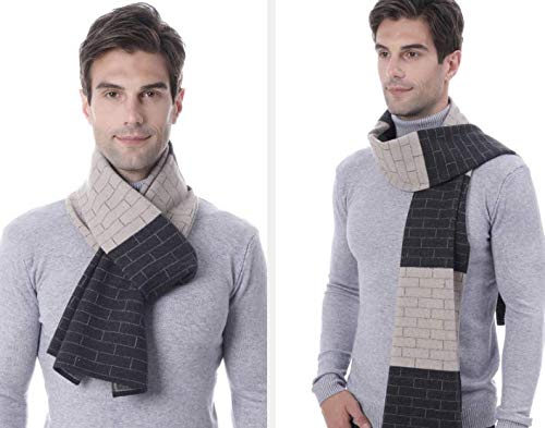 Bufanda para hombre tejida ideal para paseos en otoño 3