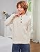 Yimoon Kids and Boys Pullover Sweaters Turtleneck Long Sleeve Cable Knit Sweaters Fall Winter Warm Sweater Top(Beige-6Y)