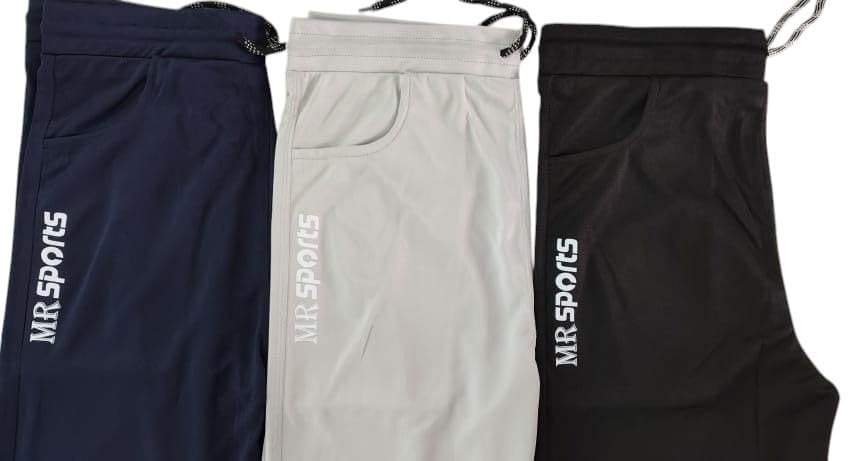 Generic SS Grow Athletic Track Pants, Pack of 3, Navy Blue Grey - Image 2
