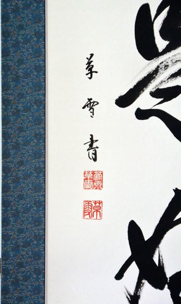 Amazon｜掛軸 肉筆 一行書「日々是好日」菅原草雪書 (掛け軸 半切立 