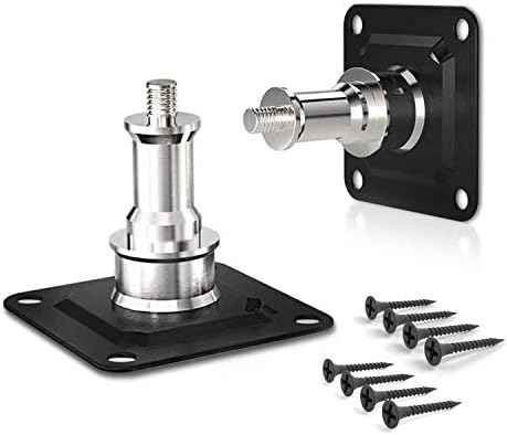 LimoStudio [2-Pack] Wall and Ceiling Mount with 5/8” Stud and 1/4" Thread with Screws for Photo Studio and Video Shooting, AGG2801