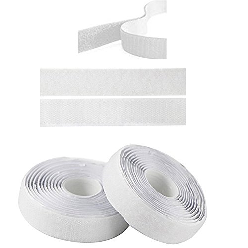 20 mm x 2 metres Blanc Autocollant Bande Cover