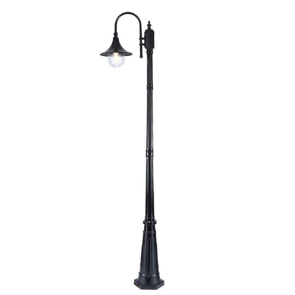 Creative Amen Clear Acrylic High Pole Street Lamp IP55 Waterproof Outdoor Aluminum Bollard Column Light Outside Courtyards Park Exterior Lawn Stigma Pillar Lante,Onecolor-260cm (Onecolor 210cm)