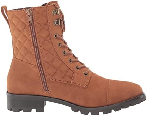 White Mountain Women's Dashing Lace up Boot Fashion, Cognac/Distressed/Waxy/Fabric, 9.5 | Image 5