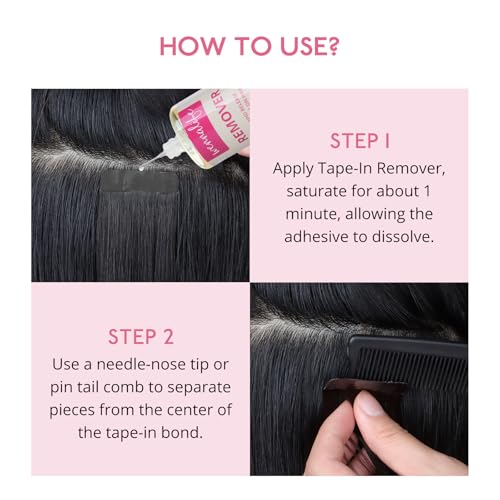 Image of WENNALIFE Tape in Hair Extension Remover, Citrus Scent, 100 mL