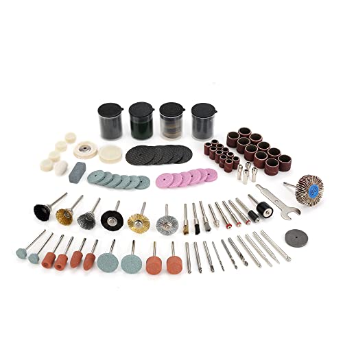 HYPER TOUGH 208-PC ROTARY TOOL ACCESSORIES KIT Polishing Sanding Grinding Cutting