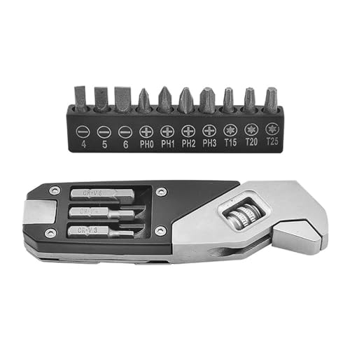 Image of LICHTSPortable Wrench with Storage Bag Stainless Steel Wrench for Home Use Camping|Home & Garden | Tools | Hand Tools | Wrenches | Adjustable Wrenches