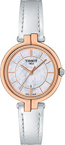 Montre Tissot Flamingo T094.210.26.111.01 montre bracelet quartz nacre blanche femme