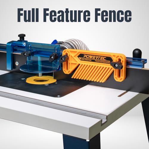 POWERTEC Benchtop Router Table with Steel Stand