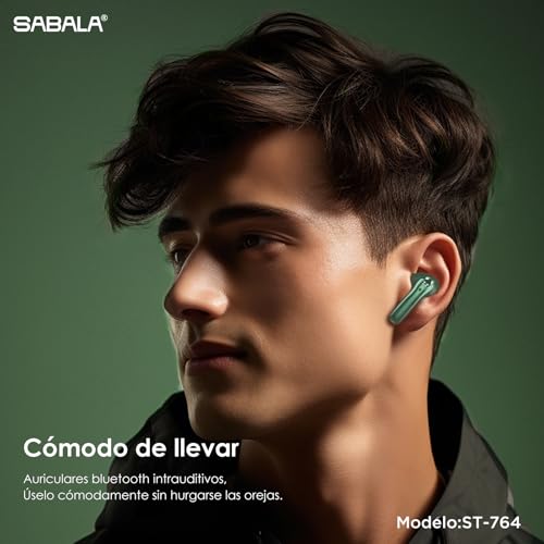 Fone de ouvido sem fio Earbuds Bluetooth 5.4 com Som Imersivo, Microfone Integrado, Cancelamento De