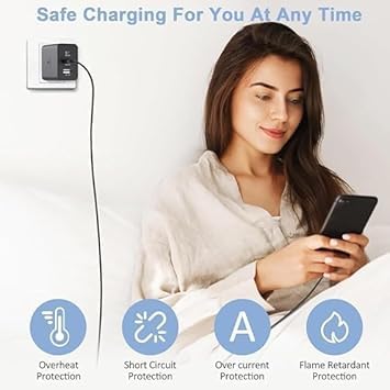 Image of Original 65W 3 Port Multi Port with SuperFast Charging Technology Adapter Compatible for Sam Sung S23 Ultra,S23 Plus,S23,S22 Ultra,S22 Plus,S22,S20FE,A72,A52,A32,F23,F62,M51 (TOY21)