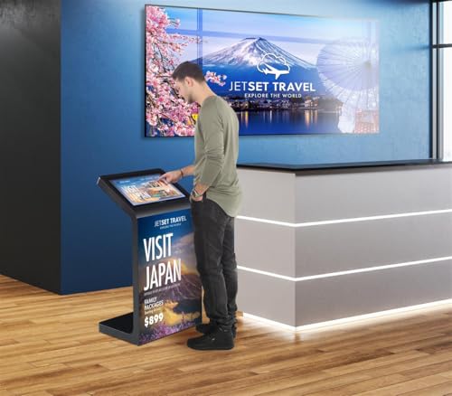 Image of Displays2go 21.5 inch Interactive Touch Screen Kiosk with Android OS