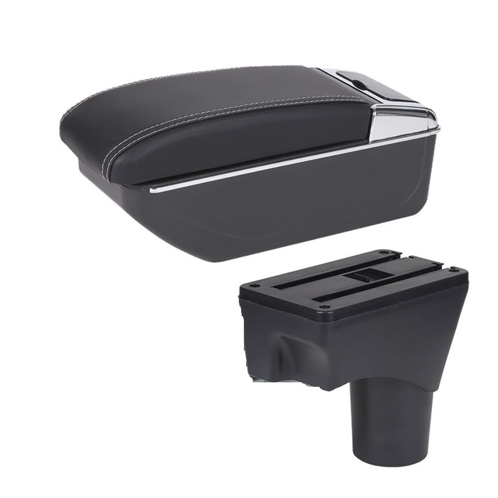 Aierdeyp D3 Black White Nousb Car Armrest Box For Nissan For Sunny For March Micra K13 Mk4