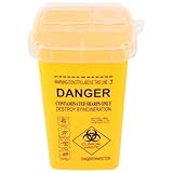 Gadpiparty KanüLenabwurfbehäLter, SpritzenbehäLter Abfall, Spritzen AbwurfbehäLter, Recycling Behälter für Biohazard Nadelentsorgung, Tattoo und Medical