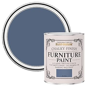 Rust-Oleum Blue Upcycled Furniture Paint in Chalky Finish - Blue River 750ml