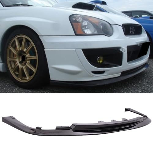 Fit 2004-2005 Subaru Impreza WRX STI Front Bumper Lip Gloss Black PP
