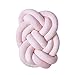 Sunfauo Cuscini Decorativi Bambini Cuscino a Nodo Cuscino Decorativo per Divano Cuscino Annodato Blu Cuscino di Velluto Cuscini Verdi Cuscino per Nodi Pink