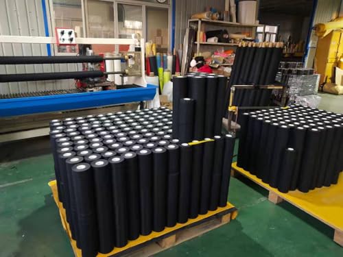Image of Wire Harness Cloth Electrical Tape, Noise Damping Heat Proof Car Wrap Tape, Self-Adhesive Fabric Tape for Automotive Electrical Cable, Black (4, Width:19mm (4 Roll))