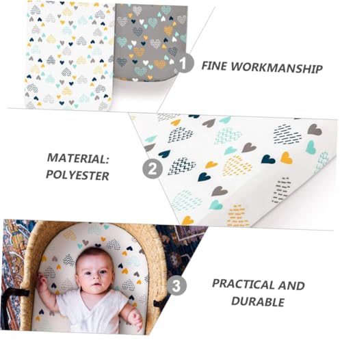 Matelas à nourrisson imperméable LIFKOME avec housse lavable imprimée pour lit bébé