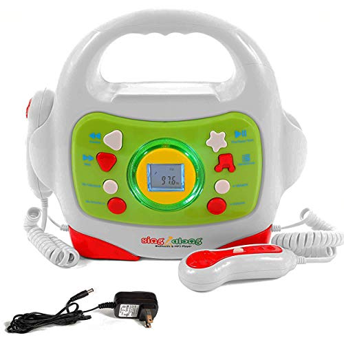IQ Toys MP3 Music Player, with 2 Sing Along Karaoke Microphones and Adapter