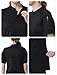 TopTie Women's Essential Snap Chef Coat Restaurant Cook Jacket Uniform Shirt