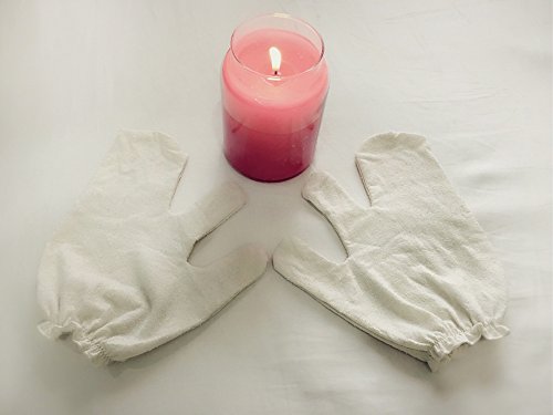Garshana Gloves, Raw Silk Massage Gloves, Ayurvedic Dry Massaging