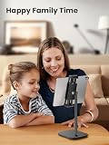 Regulowany stojak na iPada z wydłużeniem wysokości 21 ", 360 ° uchwyt tabletu obrotowego dla biurka, stojak na powierzchni, przenośny stojak na monitor z tabletami i smartfonami 4,7-15.6"