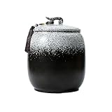 Boîte à thé - Juego de té de Kung Fu grande de cerámica, tarro de sellado de té, tarro de almacenamiento para tartas, organizador de cocina, latas de té de hojas sueltas, boîte à thé